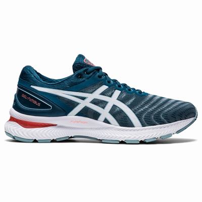 Asics Gel-Nimbus 22 - Miesten Juoksukengät - VaaleanVihreä/Sininen